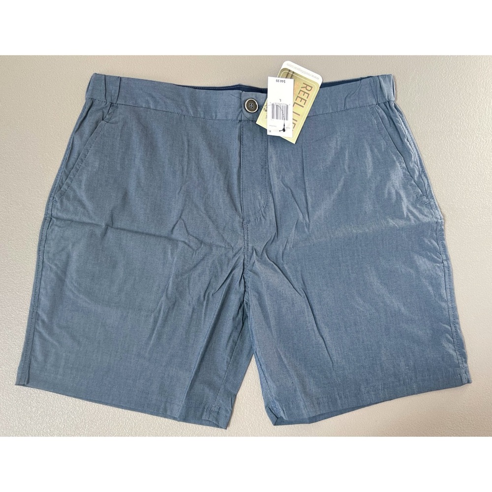 Reel Life Men’s  Garment Dyed Shorts Ocean Wash Series Dress Blues